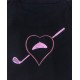 T-SHIRT NOIR COEUR 